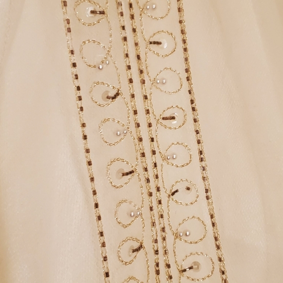 David's Bridal Embellished Ballgown Wedding Dress with Train, Sz 14 - Picture 7 of 16